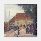Robert Henri Volendam Street Scene Magneet (Voorkant)