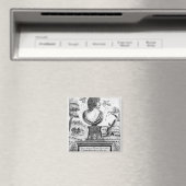 Robert Herrick , gegraveerd door de kunstenaar Magneet (Insitu (Vaatwasser))