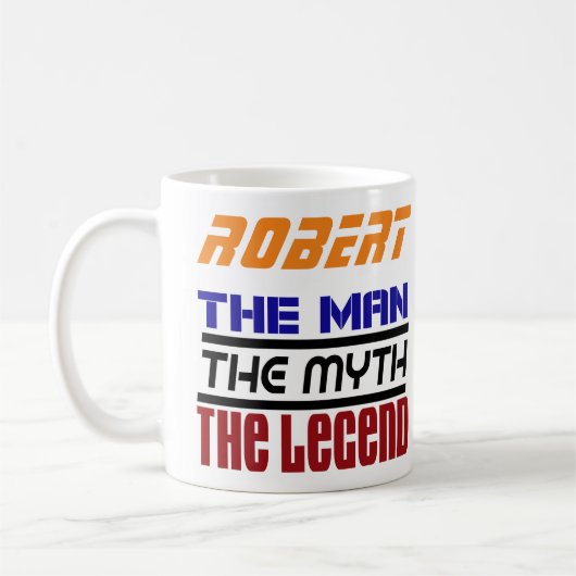 Robert - het Man de legend de Mith Mok (Links)