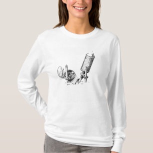 Robert Hooke's microscoop T-shirt