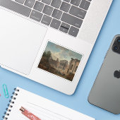 Robert Hubert: Sloop van het kasteel van Meudon Sticker (Laptop met iPhone)