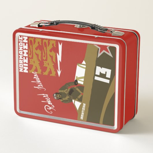 ROBERT IRIBARNE Metal Lunch Box (Achterkant)