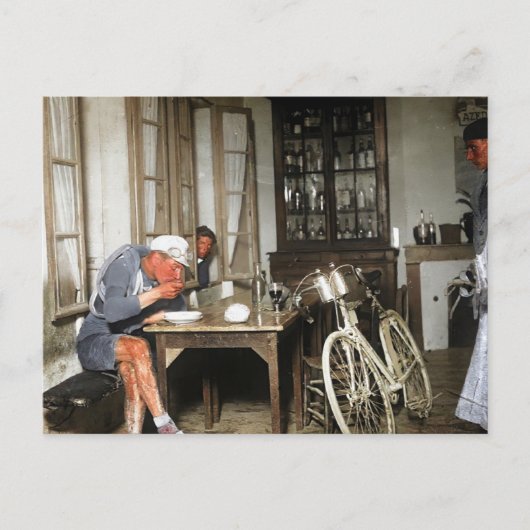 Robert Jacquinot Tour Etappe 5 neemt een pauze 192 Briefkaart (Voorkant)