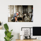 Robert Jacquinot Tour Etappe 5 neemt een pauze 192 Poster (Thuiskantoor)