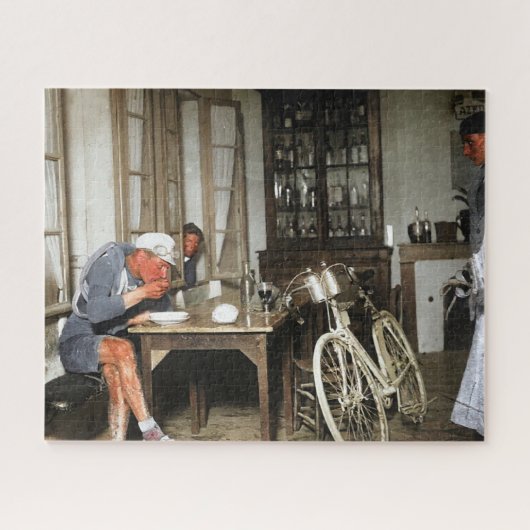 Robert Jacquinot Tour Etappe 5 Pauze 1922 Legpuzzel (Horizontaal)