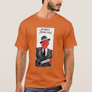Robert Johnson Blues Folk Art T-shirt