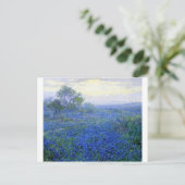 Robert Julian Onderdonk a-cloudy-day-bluebonnets Briefkaart (Staand voorkant)