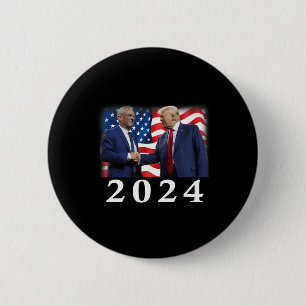 Robert Kennedy Jr Rfk Jr Voor Trump Eenheid Presid Ronde Button 5,7 Cm