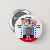 Robert Kennedy, Jr. voor President 2024 Ronde Button 5,7 Cm (Voorkant /achterkant)