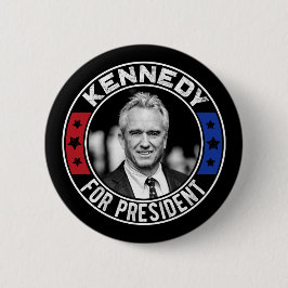 Robert Kennedy, Jr. voor President 2024 Ronde Button 5,7 Cm