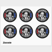Robert Kennedy, Jr. voor President 2024 Ronde Sticker (Vel)
