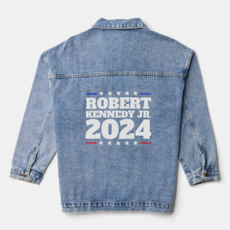 Robert Kennedy jr. voor President '24 RFK jr. 2024 Denim Jacket