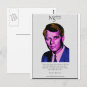 Robert Kennedy - Manoj Sharma Briefkaart (Voorkant / Achterkant)