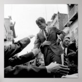 Robert Kennedy Pressing the Flesh - 1968 Poster (Voorkant)