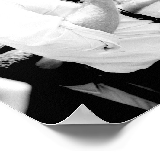 Robert Kennedy spreekt met een kruid Poster (Hoek)