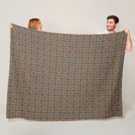 Robert Koch Nobel Silk Diamonds Patroon Fleece Deken