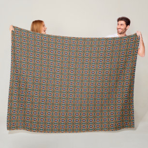 Robert Koch Nobel Silk Diamonds Patroon Fleece Deken