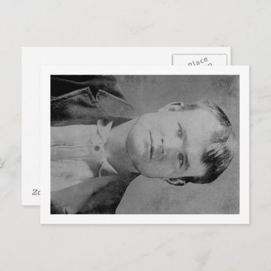 Robert LeRoy Parker "Butch Cassidy" Portrait Briefkaart (Voorkant / Achterkant)