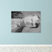 Robert LeRoy Parker "Butch Cassidy" Portrait Canvas Afdruk (Insitu (Houten vloer))