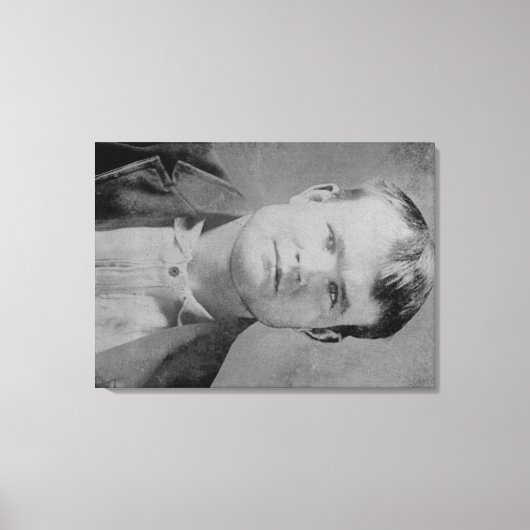 Robert LeRoy Parker "Butch Cassidy" Portrait Canvas Afdruk (Voorkant)