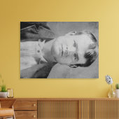 Robert LeRoy Parker "Butch Cassidy" Portrait Canvas Afdruk (Insitu (Woonkamer))