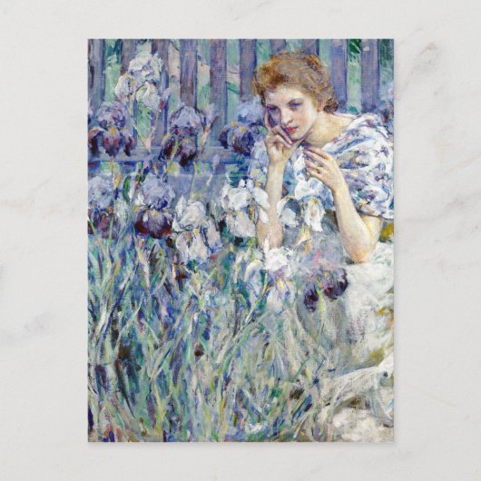 Robert Lewis Reid Fleur de Lis Briefkaart (Voorkant)