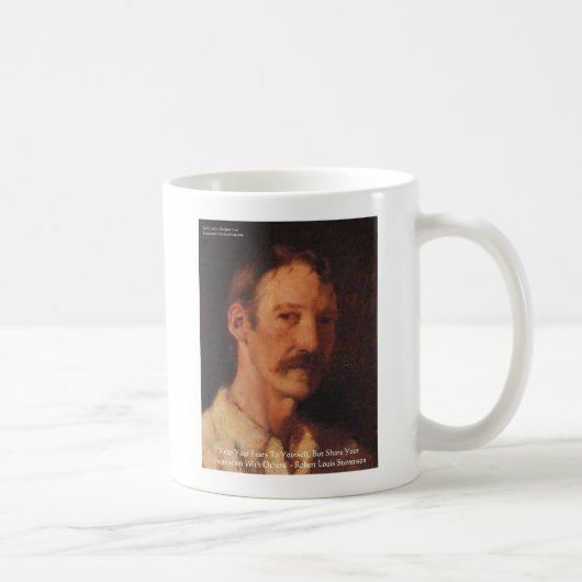 Robert Lewis Stevenson citaat Koffiemok (Rechts)