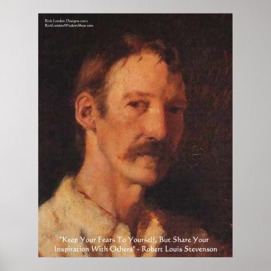 Robert Lewis Stevenson citaat Poster (Voorkant)