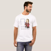 Robert Louis Stevenson 1850-1894 t-shirt. T-shirt (Voorkant volledig)