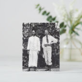 Robert Louis Stevenson en zijn vriend Briefkaart (Staand voorkant)