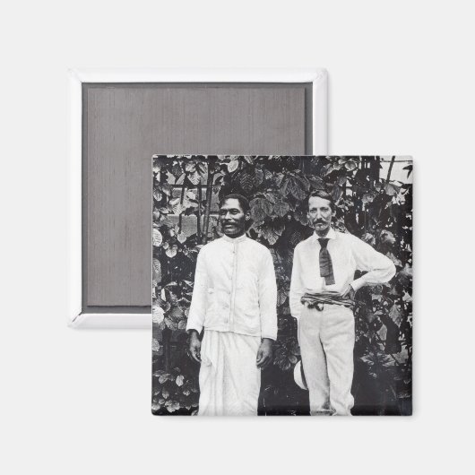 Robert Louis Stevenson en zijn vriend Magneet (Voorkant / Achterkant)