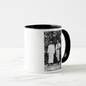 Robert Louis Stevenson en zijn vriend Mok (Voorkant rechts)