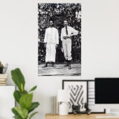 Robert Louis Stevenson en zijn vriend Poster (Thuiskantoor)