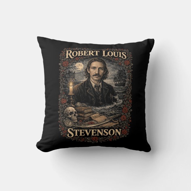 Robert Louis Stevenson Kussen (Voorkant)