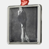 Robert Louis Stevenson Metalen Ornament (Links)