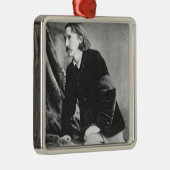 Robert Louis Stevenson Metalen Ornament (Rechts)
