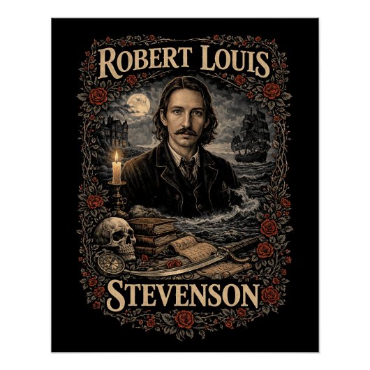 Robert Louis Stevenson Perfect Poster (Voorkant)