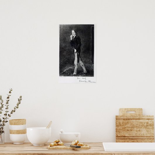 Robert Louis Stevenson Poster (Keuken)