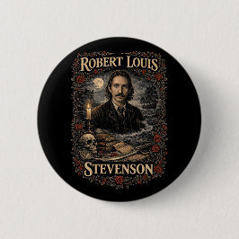 Robert Louis Stevenson Ronde Button 5,7 Cm