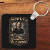 Robert Louis Stevenson Sleutelhanger (Achterkant)