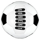 Robert Mannen naam in zwart en wit, Voetbal (Gedraaid)