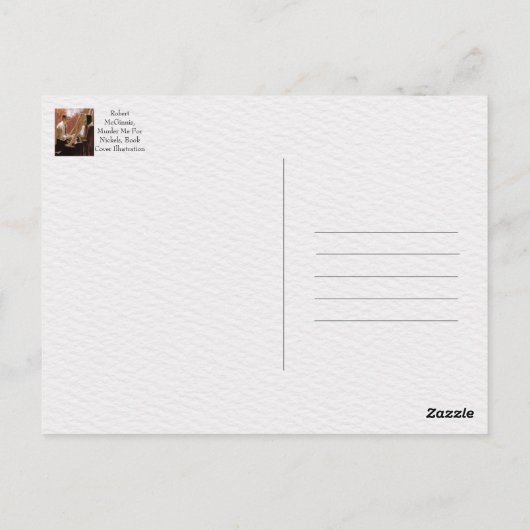 Robert McGinnis vermoordt me voor Nickels Hoesje Briefkaart (Achterkant)