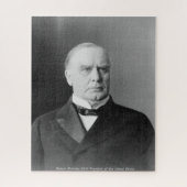 Robert McKinley 25th President of America Legpuzzel (Verticaal)
