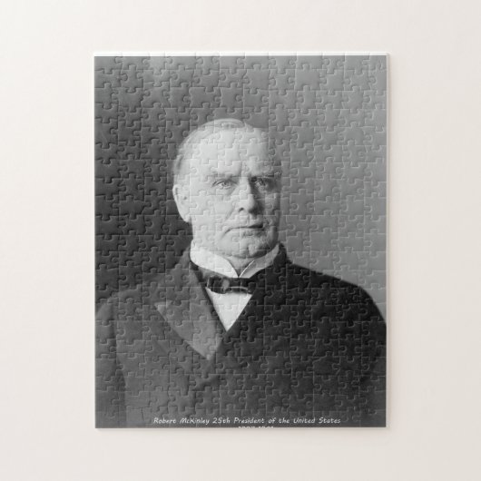 Robert McKinley 25th President of America Legpuzzel (Verticaal)