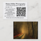 Robert Miller Fotografie Visitekaartje (Voorkant / Achterkant)