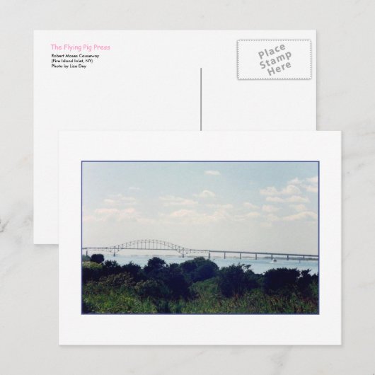 Robert Moses Causeway Briefkaart (Voorkant / Achterkant)
