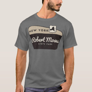 Robert Moses State Park New York Welkomstbord T-shirt
