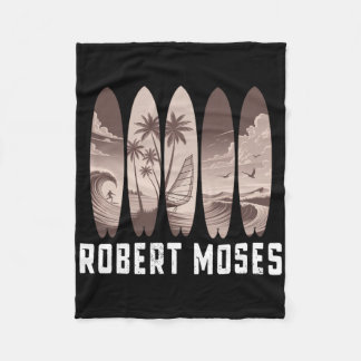 Robert Moses Surfboard Men Women Surfing  Fleece Deken