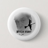 Robert Mueller-President Trump Witch Hunt Button (Voorkant)