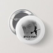 Robert Mueller-President Trump Witch Hunt Button (Voorkant /achterkant)